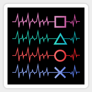 PS Gamer Heartbeat Magnet